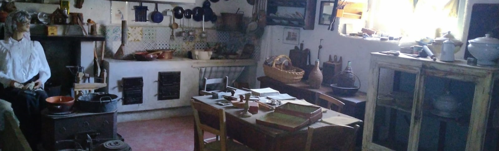 La cucina del Muoseo Contadino di Montebruno